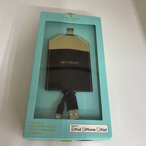 Kate Spade New York Portable MFI Certified Disguised Lightning Cable to USB